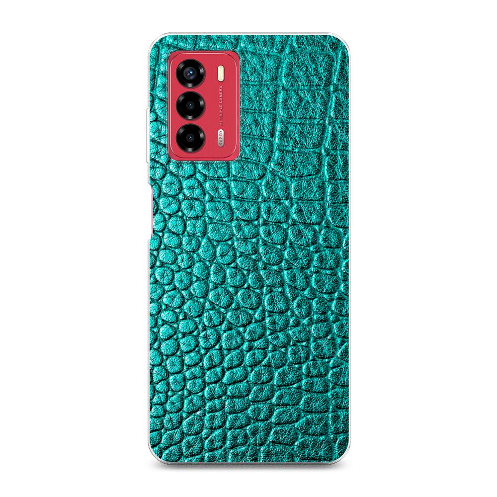 

Чехол Awog на ZTE Blade V40 Vita / ЗТЕ Блэйд V40 Vita "Бирюзовая змея", 135650-3