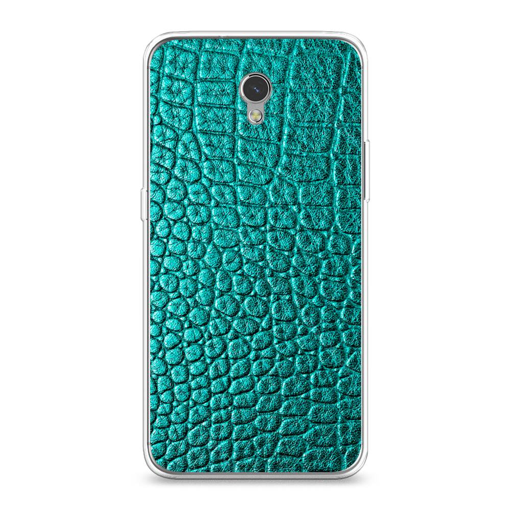 

Чехол Awog на ZTE Blade V7 / ЗТЕ Блэйд V7 "Бирюзовая змея", 131150-3