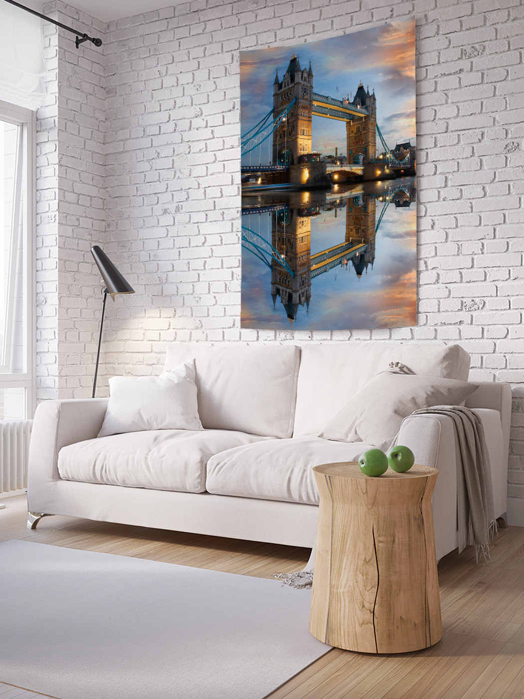 

Вертикальное фотопанно на стену JoyArty Закат на тауэрском мосту 150x200 см, Закат на тауэрском мосту