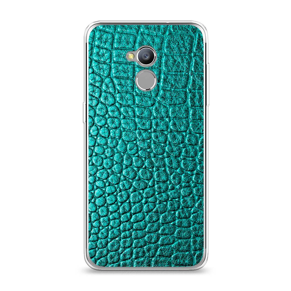 

Чехол Awog на ZTE Blade V7 Lite / ЗТЕ Блэйд V7 Lite "Бирюзовая змея", 130450-3