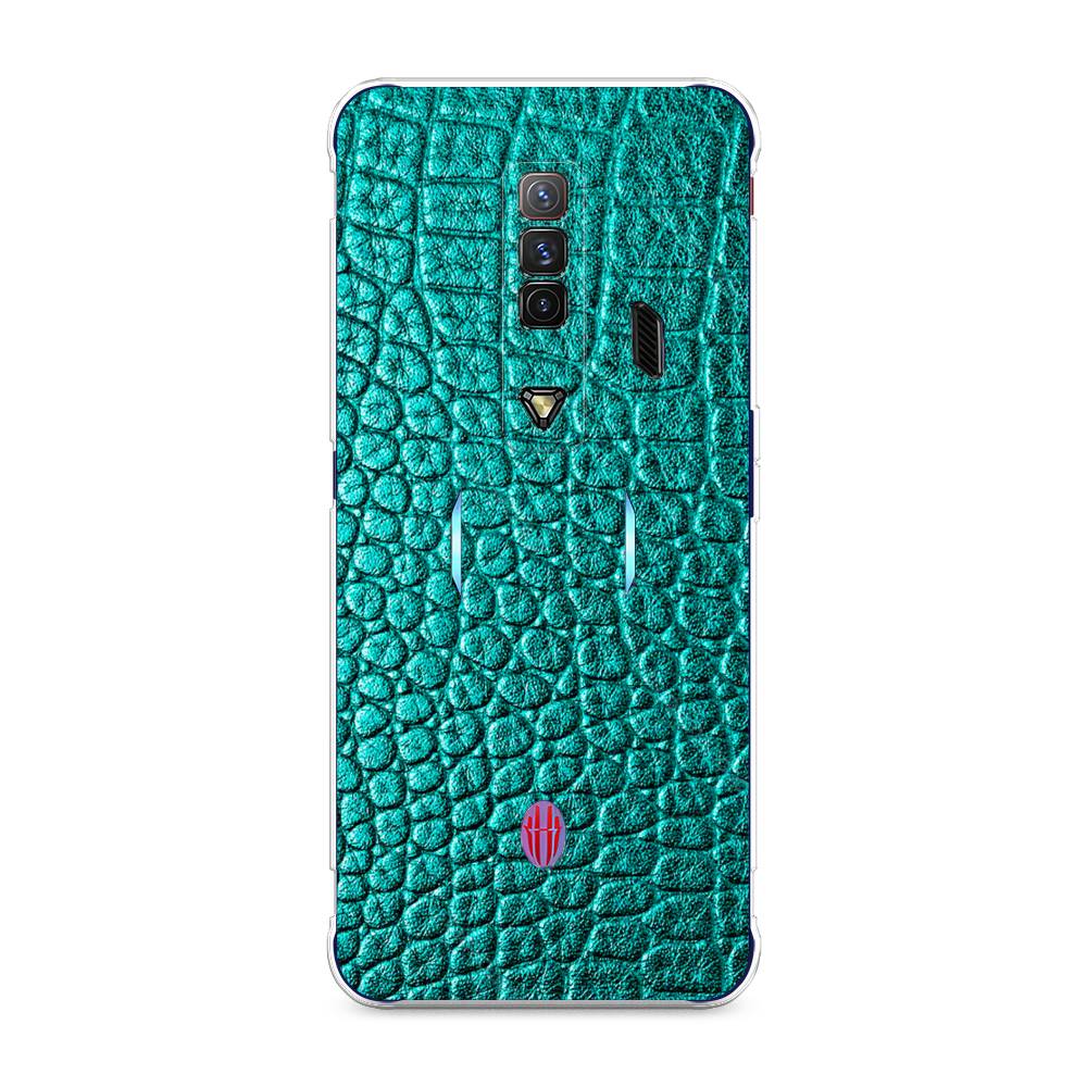 

Чехол Awog на ZTE Nubia Red Magic 7 / ЗТЕ Нубиа Ред Мэджик 7 "Бирюзовая змея", 135950-3