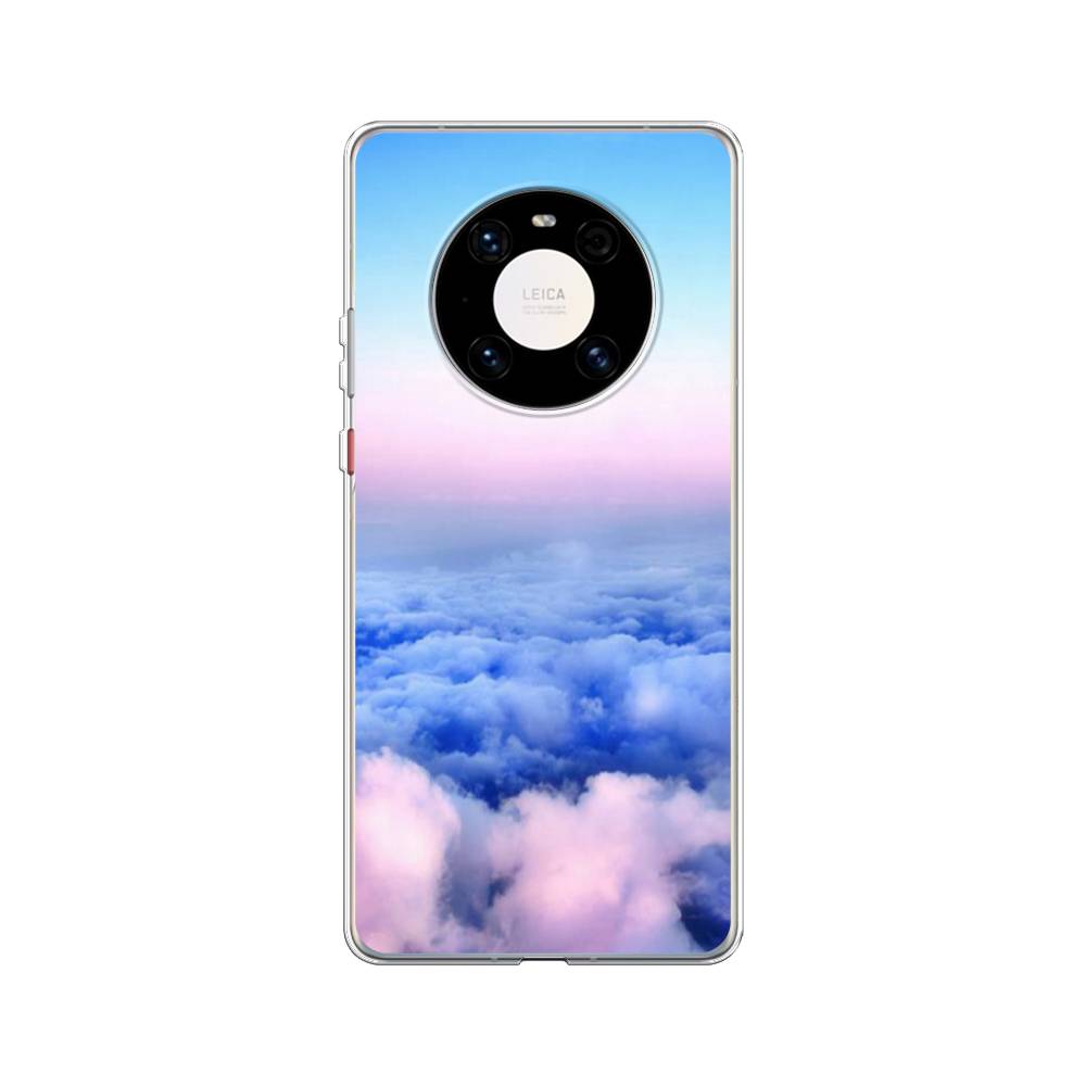 

Чехол Awog на Huawei Mate 40 Pro "Облака", Голубой;розовый, 6104450-4