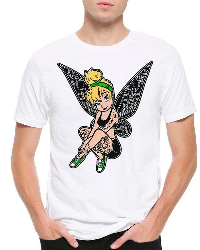 

Футболка мужская Dream Shirts Рок Тинкер Белл Питер Пэн белая XS, "Рок Тинкер Белл Питер Пэн"