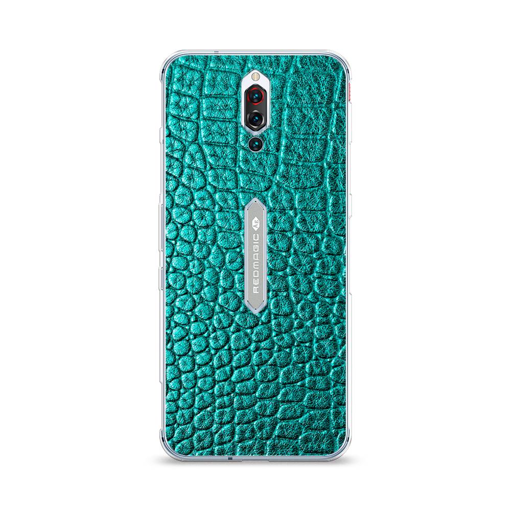 

Чехол Awog на ZTE Red Magic 5S / ЗТЕ Ред Мэджик 5S "Бирюзовая змея", 134250-3