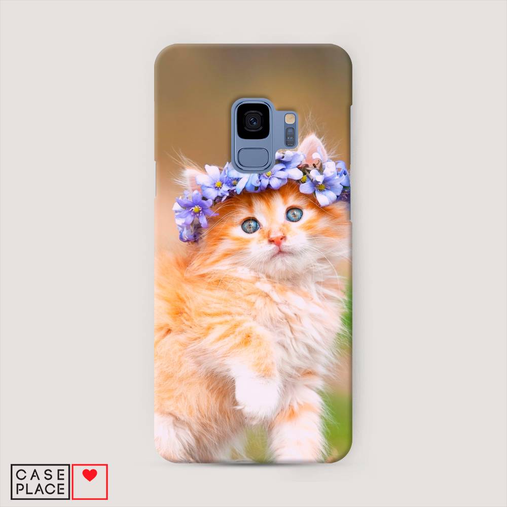 

Чехол Awog "Рыжий кот в венке" для Samsung Galaxy S9, 25720-1