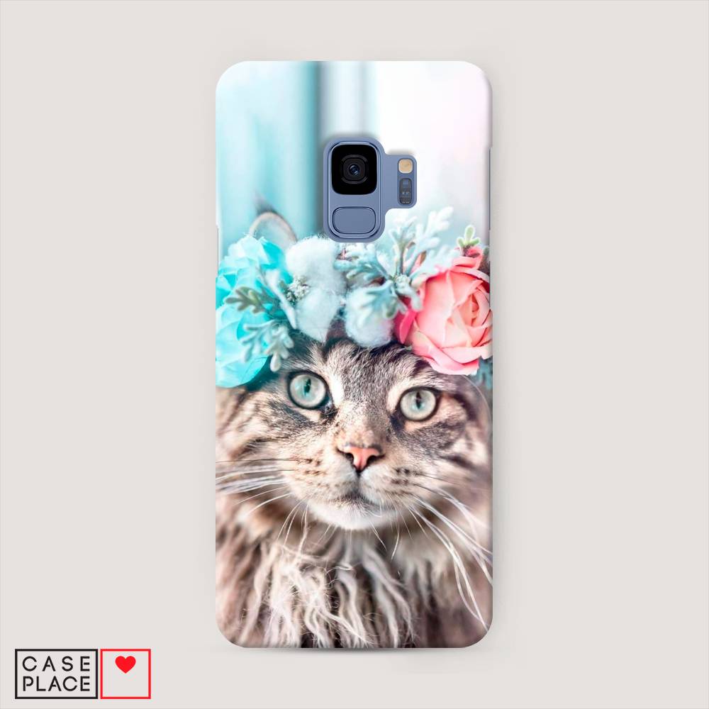 

Чехол Awog "Кот в венке" для Samsung Galaxy S9, 25720-1