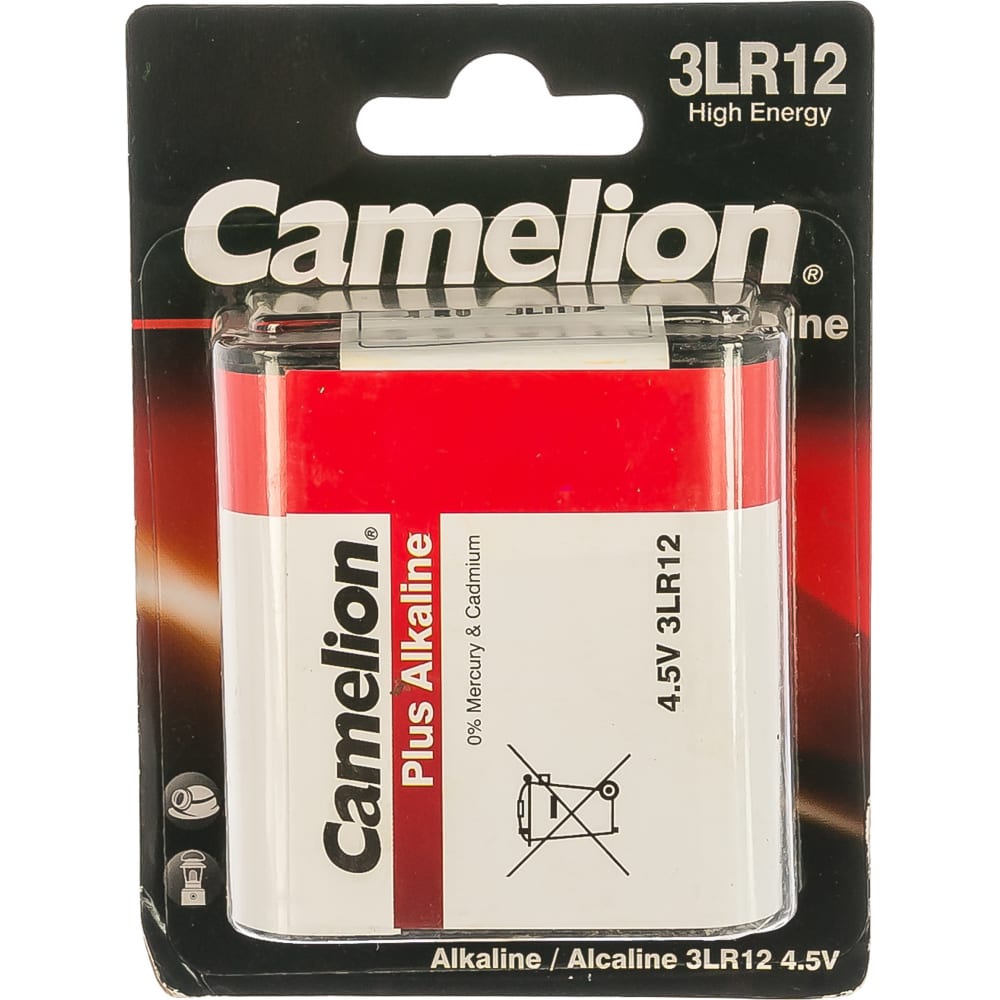 

Camelion 3LR12 Plus Alkaline BL-1 батарейка,4.5В 1656