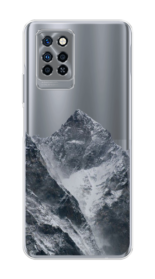 

Чехол на Infinix Note 10 Pro "Горы арт 4", Серый;бежевый, 3100150-2
