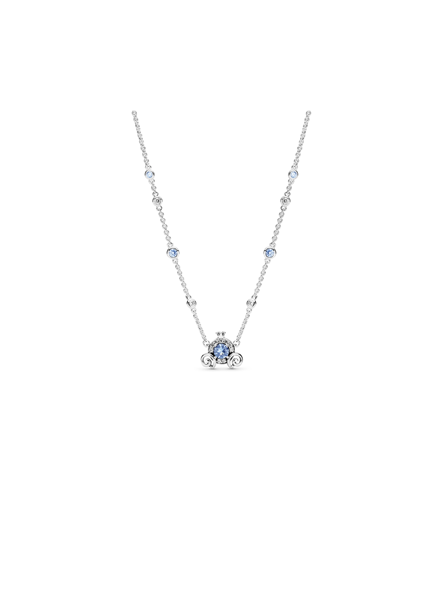 

Колье из серебра с фианитом/кристаллом ювелирным 45 см Pandora 399198C01, 399198C01