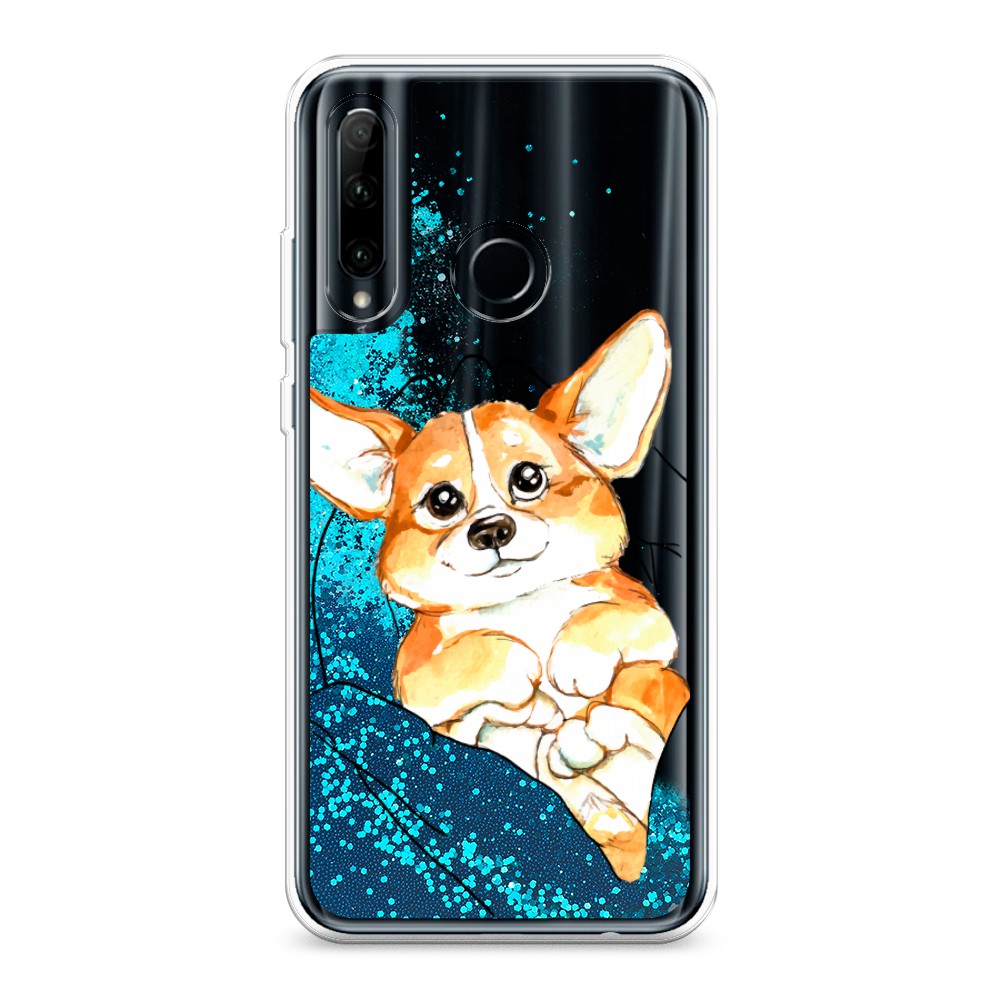 

Чехол Awog на Honor 10i "Корги в ладошках", Разноцветный, 68893-1