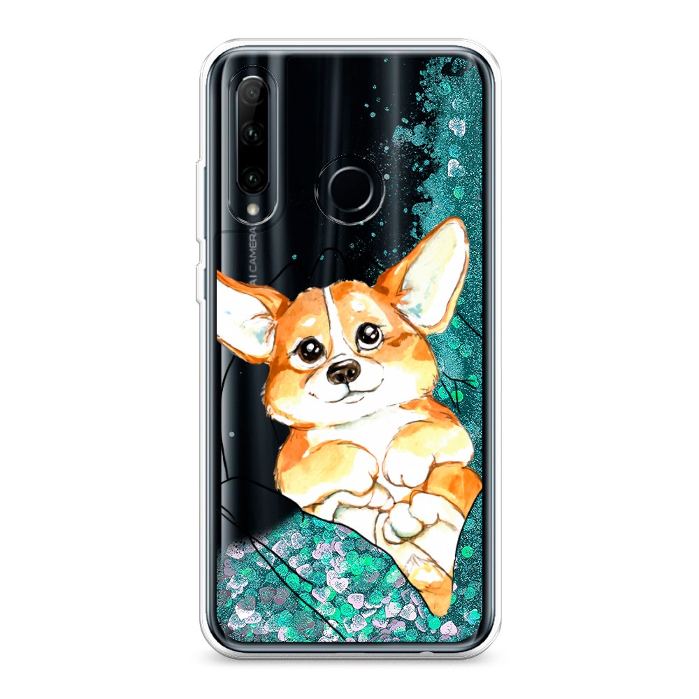 

Чехол Awog на Honor 10i "Корги в ладошках", Разноцветный, 68895-1