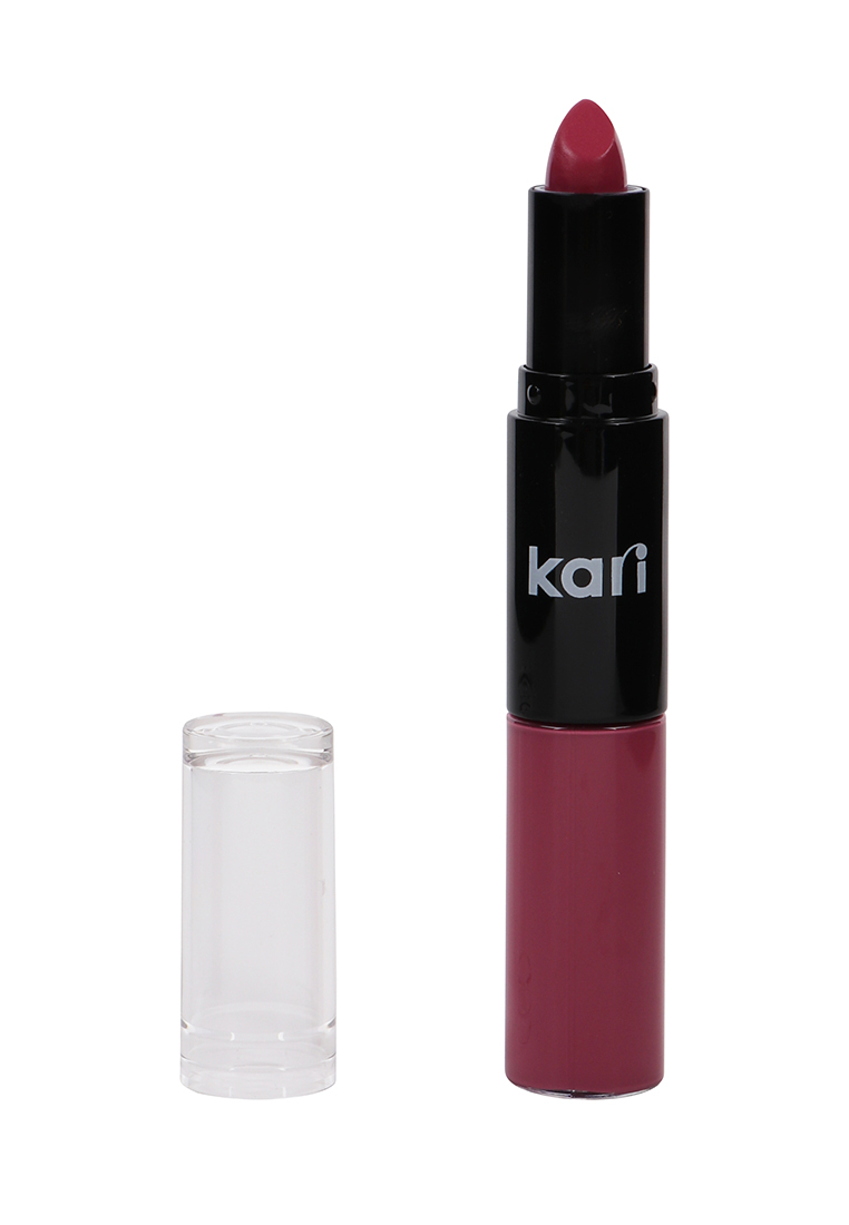 Помада и блеск для губ Kari 2 в 1 AC837-3 набор по уходу за кожей рук и губ neutrogena nf крем без запаха 75мл и помада spf 4 8г
