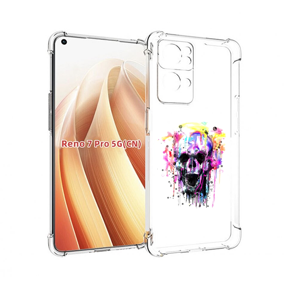 

Чехол MyPads граффити череп для OPPO Reno7 Pro 5G, Прозрачный, Tocco