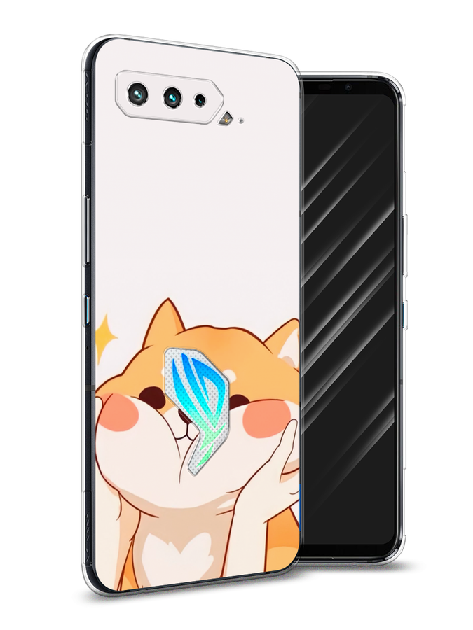 

Чехол Awog на Asus ROG Phone 5S "Сладкий песик", Оранжевый, 44550-1