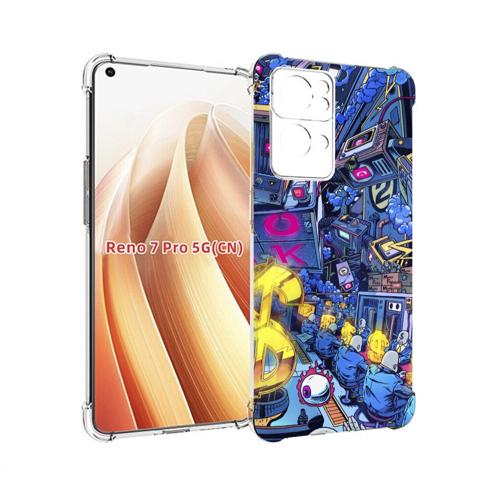

Чехол MyPads футуристичная картинка для OPPO Reno7 Pro 5G, Прозрачный, Tocco