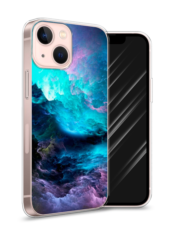 

Чехол Awog на Apple iPhone 13 mini / Айфон 13 mini "Бирюзовое небо", Разноцветный, 14150-4