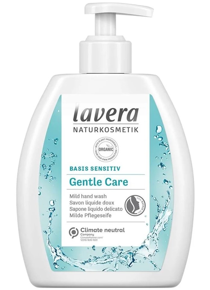 фото Жидкое мыло lavera basis sensitiv для деликатного очищения рук, 250 мл