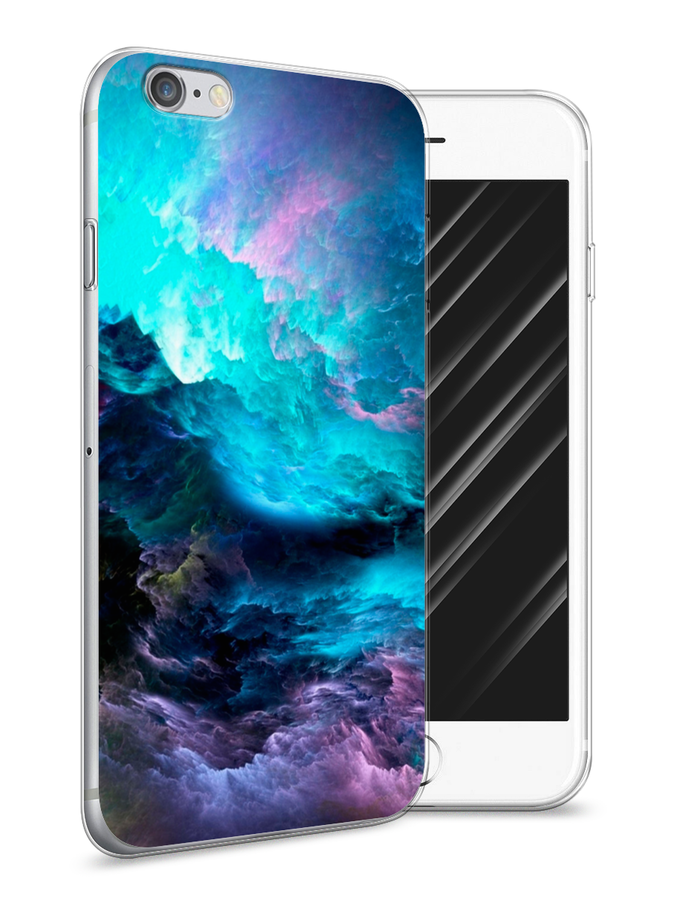 

Чехол Awog на Apple iPhone 6 / Айфон 6 "Бирюзовое небо", Разноцветный, 10450-1