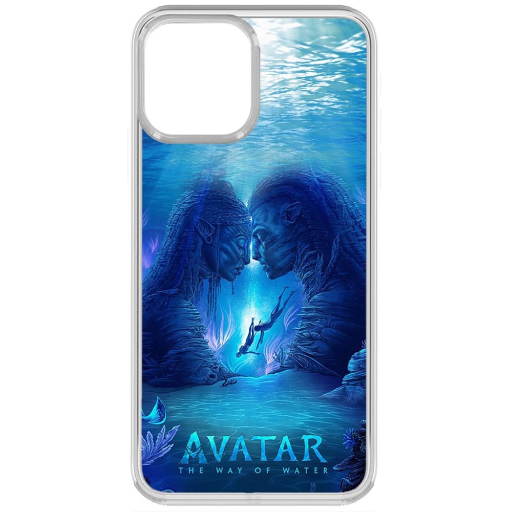 

Чехол-накладка кейс Аватар - Рифы для iPhone 13 Pro, Прозрачный