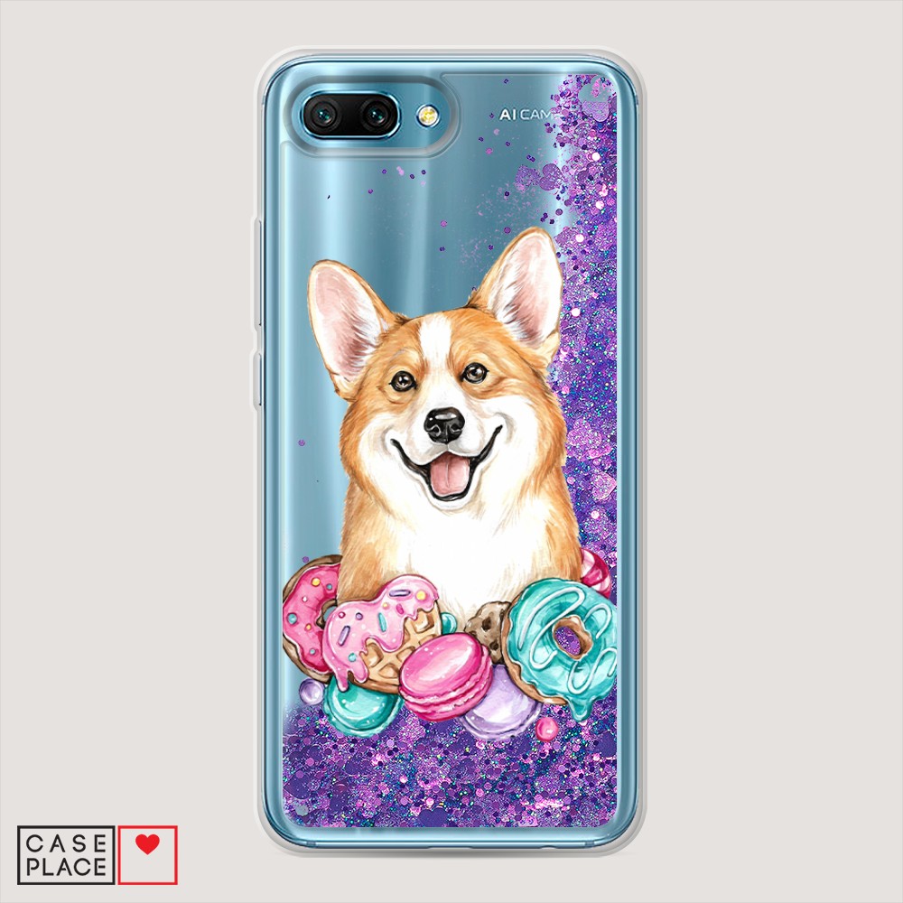 

Чехол Awog на Honor 10 "Корги и сладости", Разноцветный, 65392-1