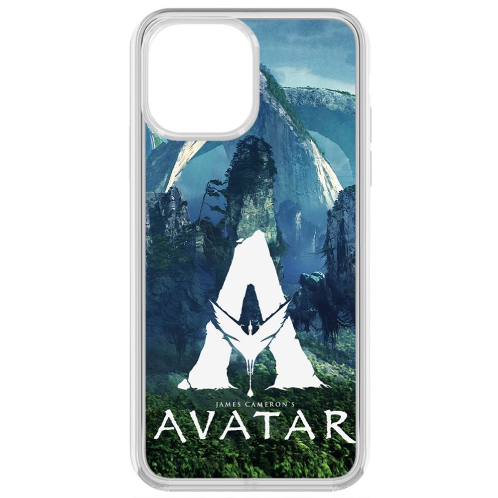 

Чехол-накладка кейс Аватар - Белое лого для iPhone 13 Pro Max
