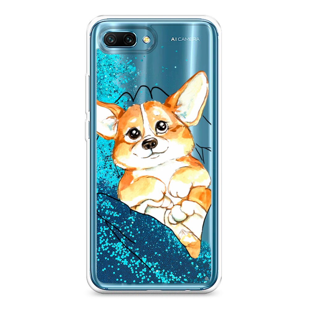 

Чехол Awog на Honor 10 "Корги в ладошках", Разноцветный, 65393-1