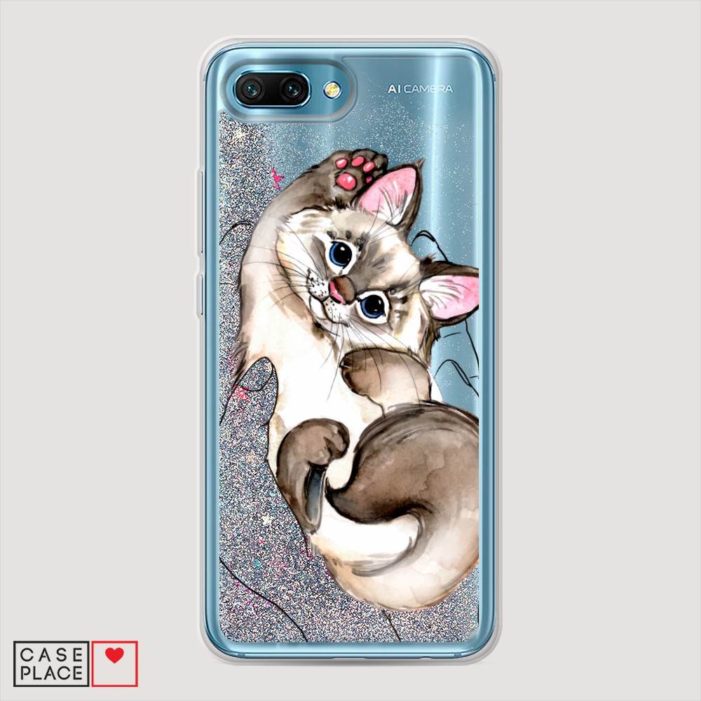 

Чехол Awog на Honor 10 "Котенок в ладошках", Разноцветный, 65391-1