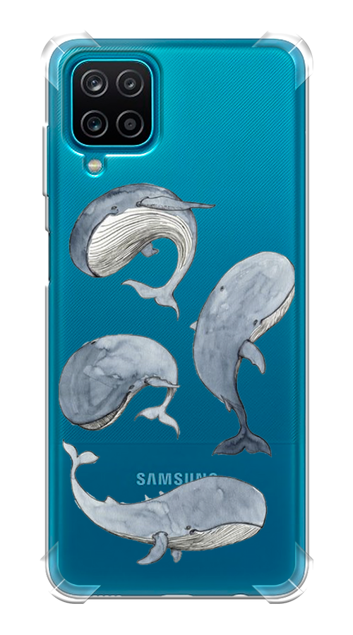 

Чехол Awog на Samsung Galaxy A12 / Самсунг A12 "Киты", Разноцветный, 2101651-1