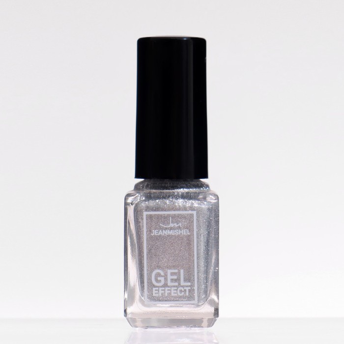 

Лак для ногтей с эффектом геля Jeanmishel, тон 171, искрящийся серебряный, 6 мл, Серебристый