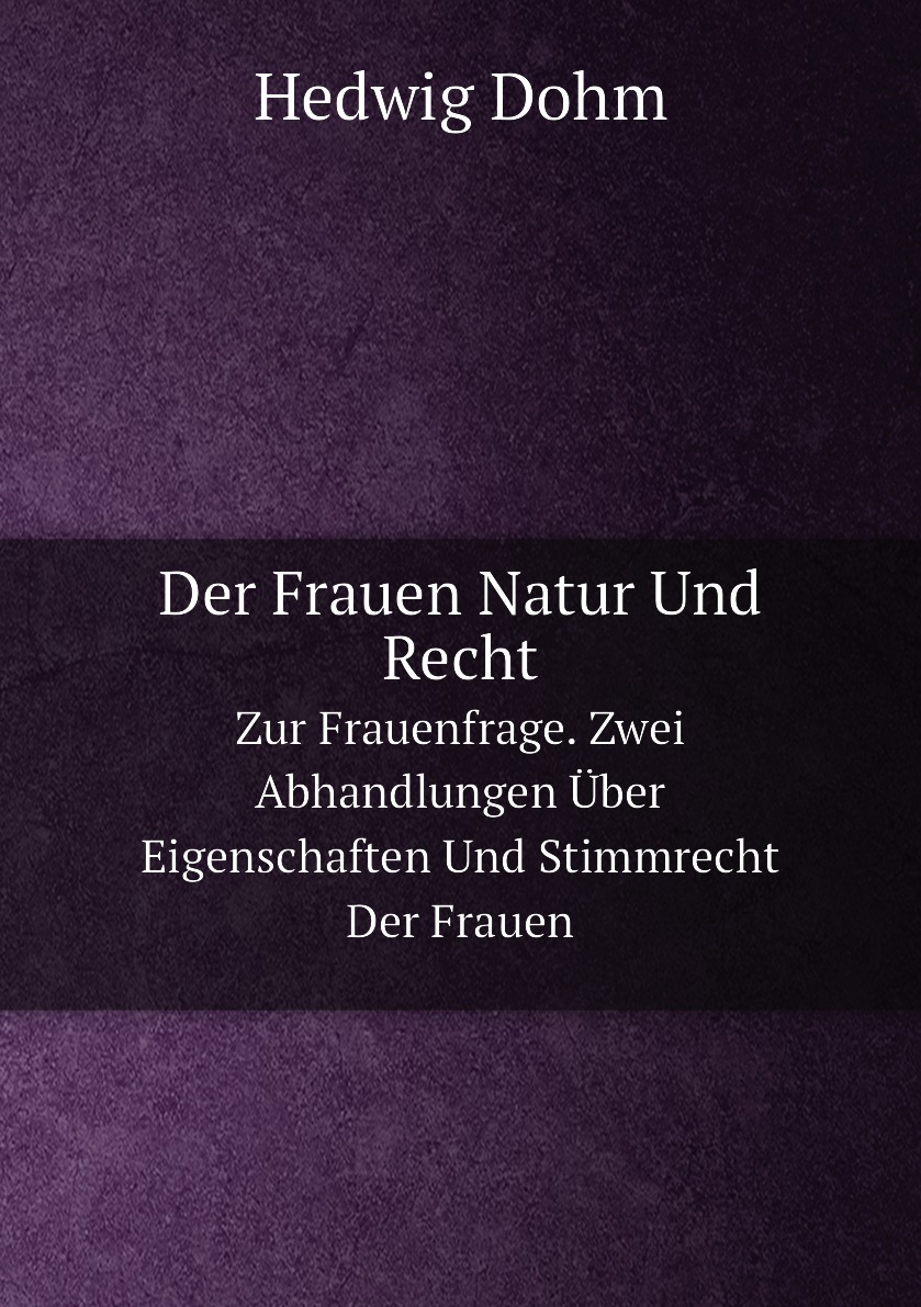 

Der Frauen Natur Und Recht