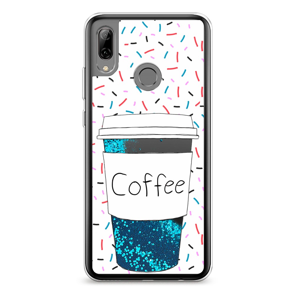 

Чехол Awog на Honor 10 Lite/Huawei P Smart 2019 "Coffee прозрачный стакан", Разноцветный, 67593-1