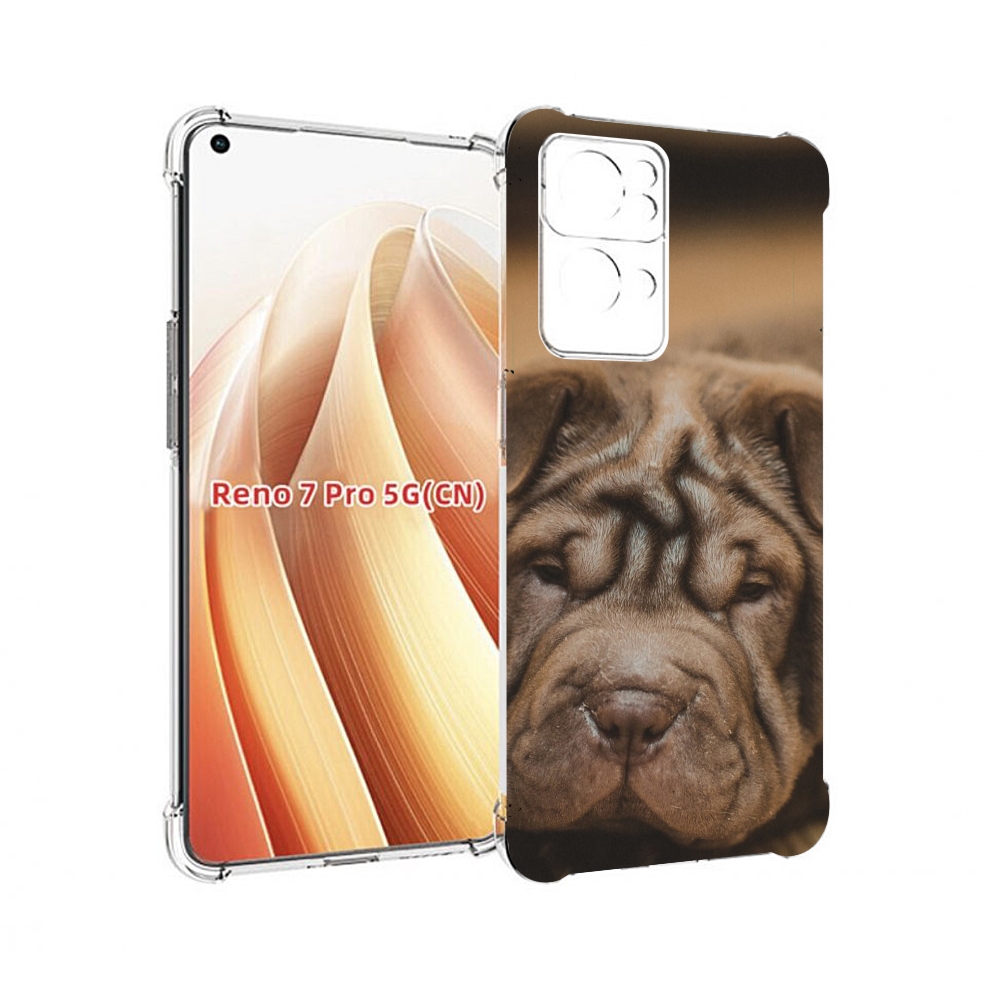 

Чехол MyPads шарпеи для OPPO Reno7 Pro 5G, Прозрачный, Tocco
