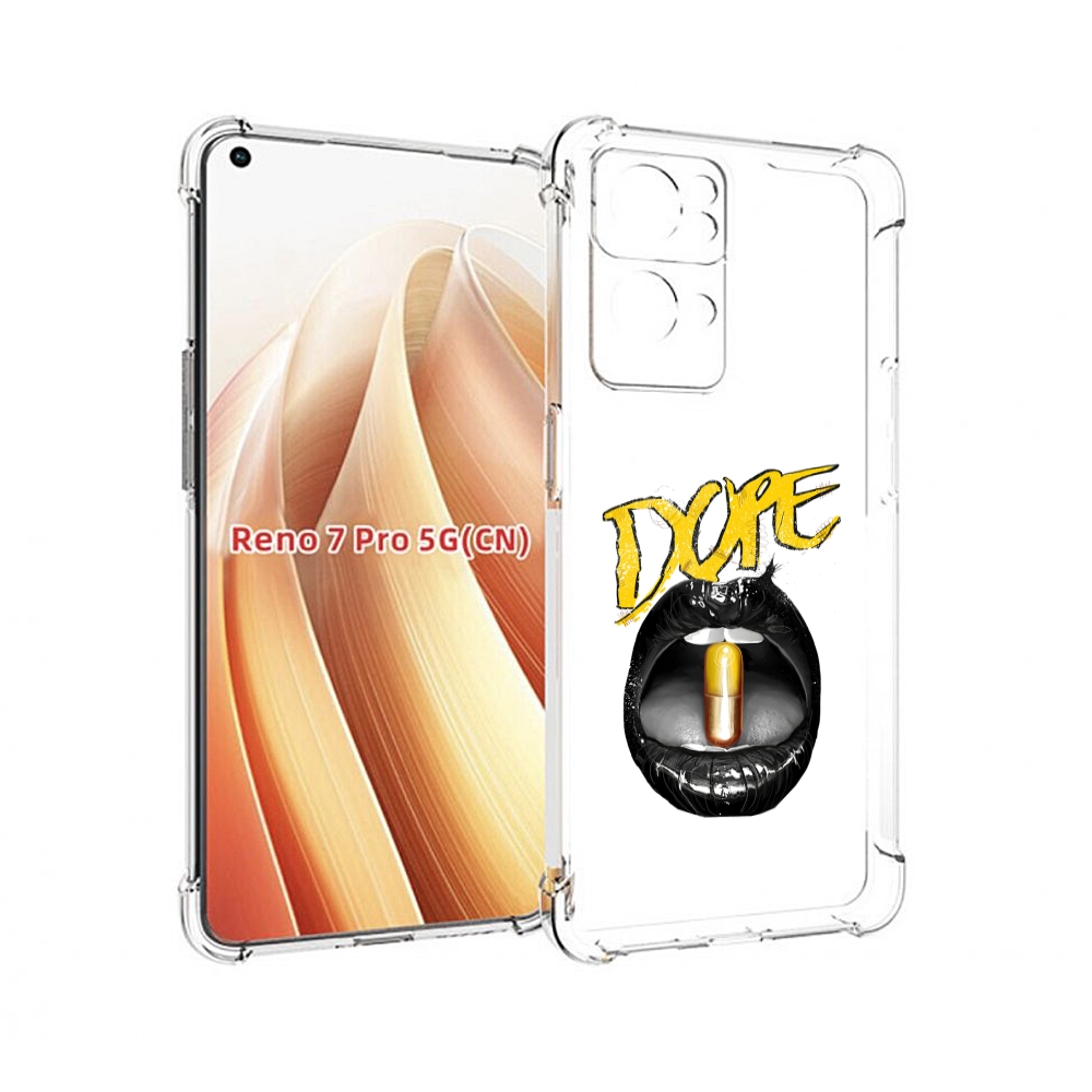 

Чехол MyPads губы для OPPO Reno7 Pro 5G, Прозрачный, Tocco