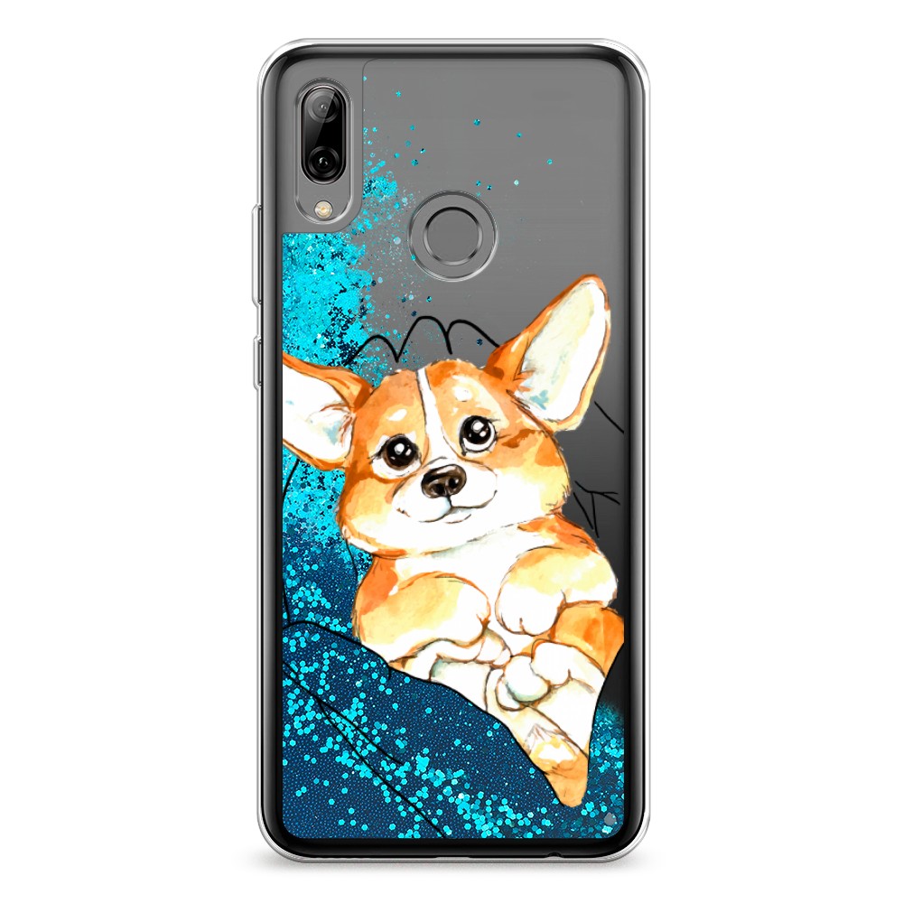 

Чехол Awog на Honor 10 Lite/Huawei P Smart 2019 "Корги в ладошках", Разноцветный, 67593-1