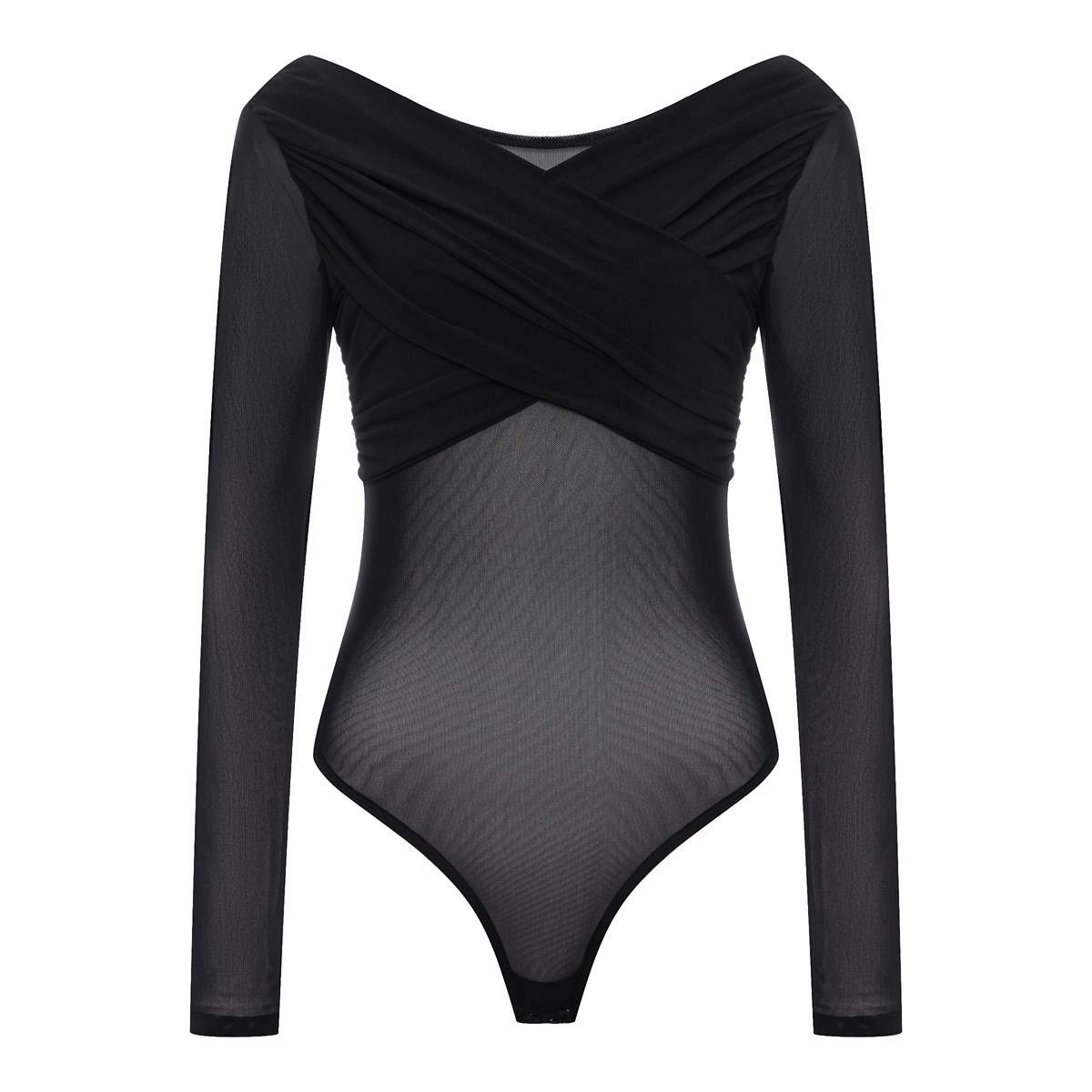 

Боди женское The Moon Store 50696 черное M/L, Черный, 50696
