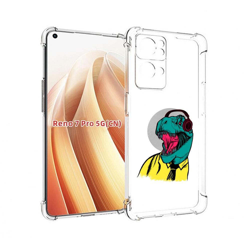 

Чехол MyPads дино для OPPO Reno7 Pro 5G, Прозрачный, Tocco