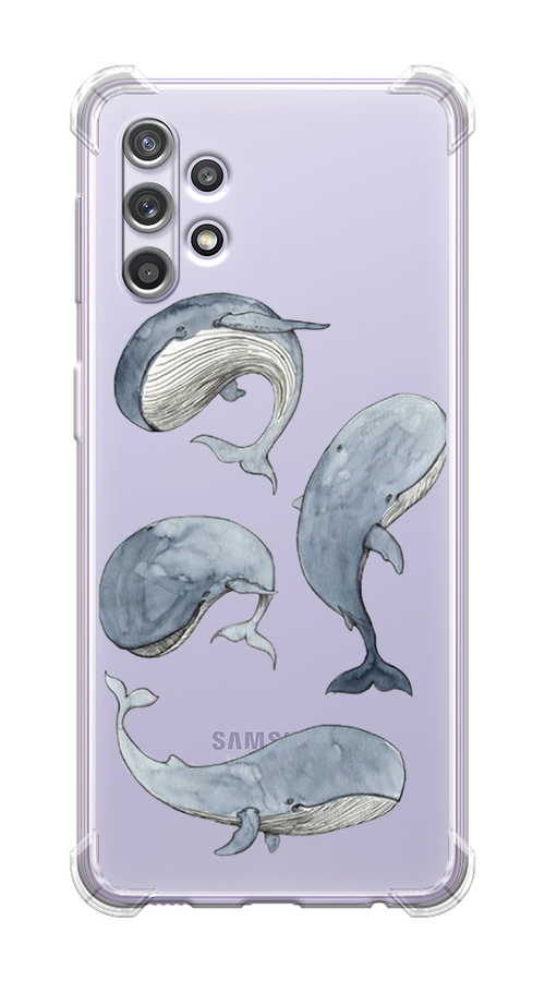 

Чехол Awog на Samsung Galaxy A32 / Самсунг A32 "Киты", Разноцветный, 2102051-1