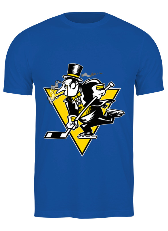 

Футболка мужская Printio Go penguins синяя 2XL, Синий, Go penguins
