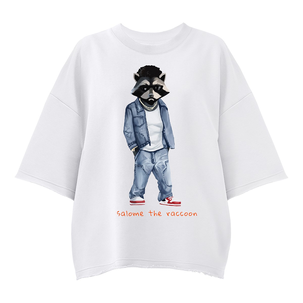 

Свитшот женский Salome The Raccoon 50727 белый M, 50727