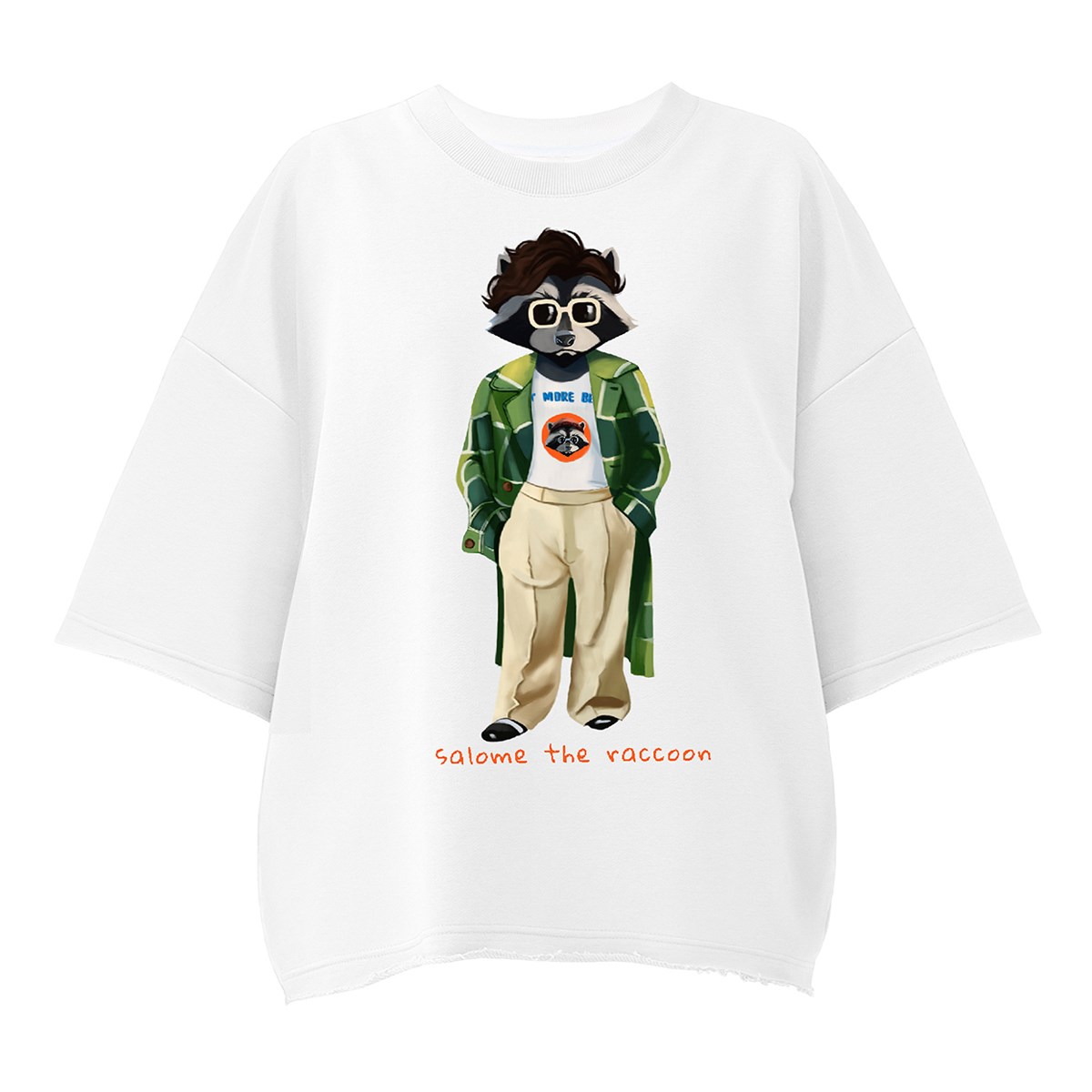 

Свитшот женский Salome The Raccoon 50739 белый M, 50739