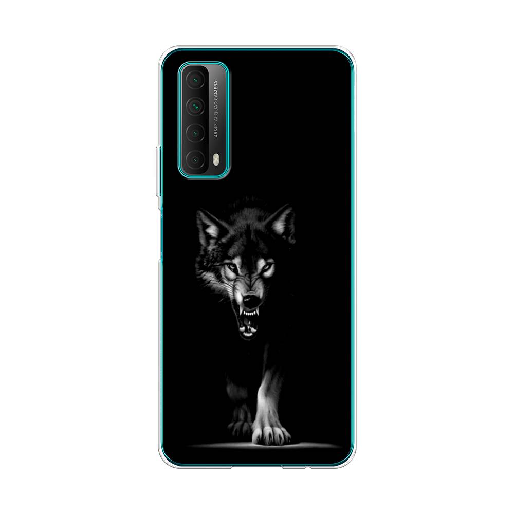 

Чехол Awog на Huawei P Smart 2021 "Волк выходит из ночи", Разноцветный, 6104750-1