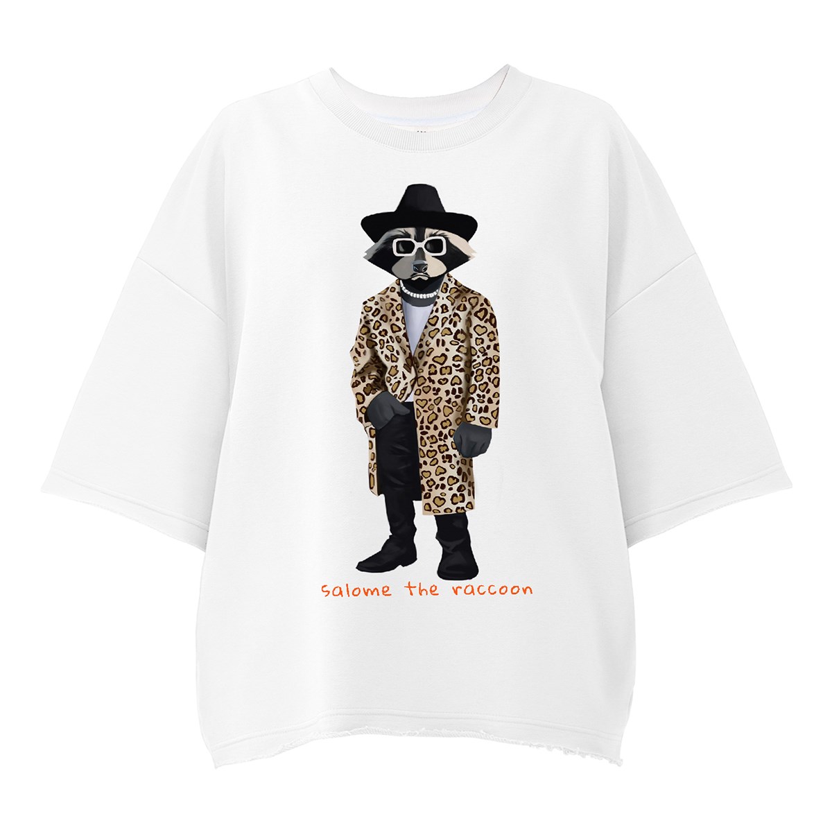 

Свитшот женский Salome The Raccoon 50740 белый M, 50740
