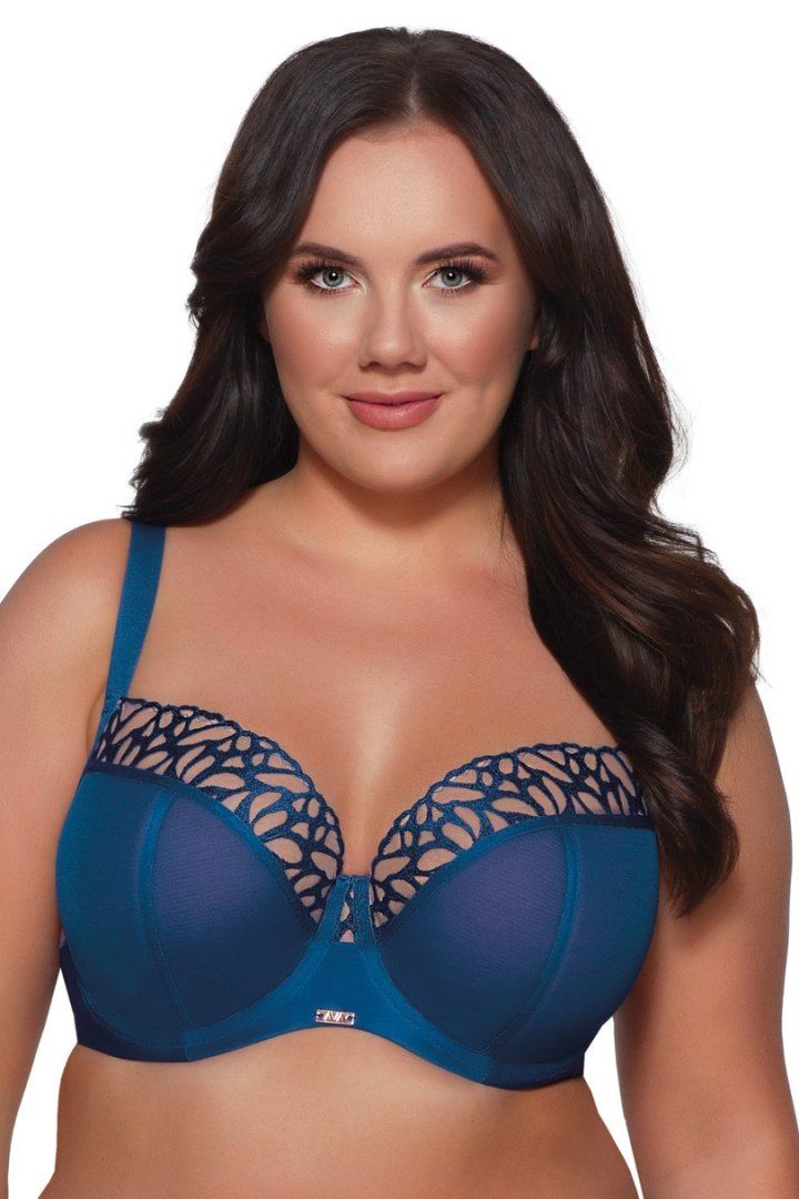 

Бюстгальтер женский AVA 2056 PU Cobalt синий 75F, 2056 PU Cobalt