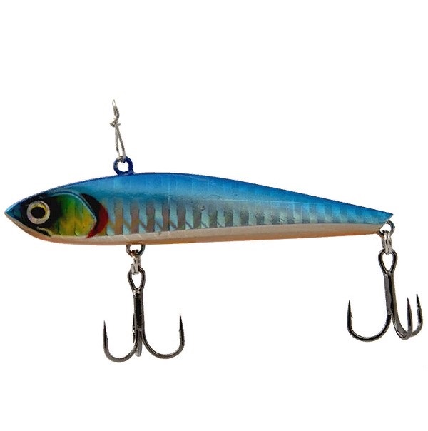 

Виб ECOPRO Sharkey 75мм 20г 054 Broken Ice, Синий, EPVSH75/20S-054