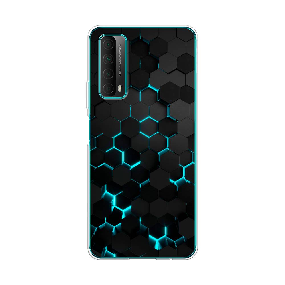 

Чехол Awog на Huawei P Smart 2021 "Соты бирюзовые", Разноцветный, 6104750-3