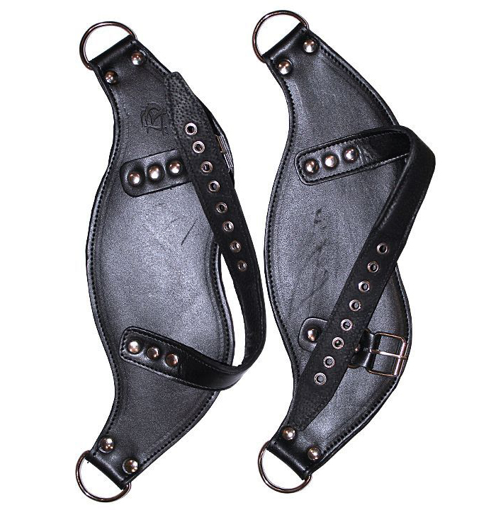 Поножи Podium кожаные для подвешивания