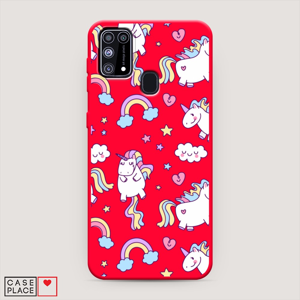 

Матовый силиконовый чехол "Sweet unicorns dreams" на Samsung Galaxy M31, Sweet unicorns dreams