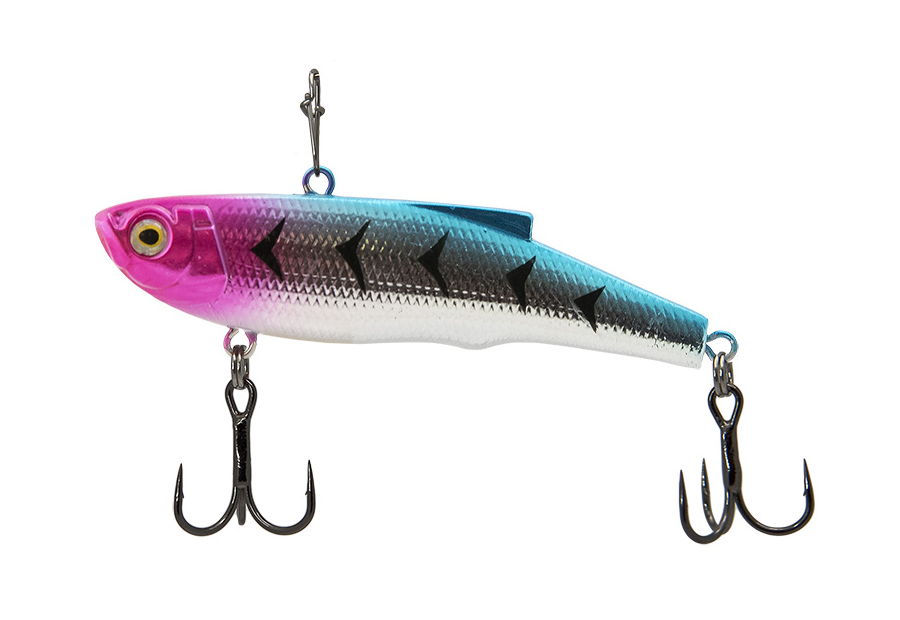 

Виб ECOPRO Diana 70мм 15г 047-Psychedelic Shad, Голубой;серебристый;розовый, EPVDN70/15S-047