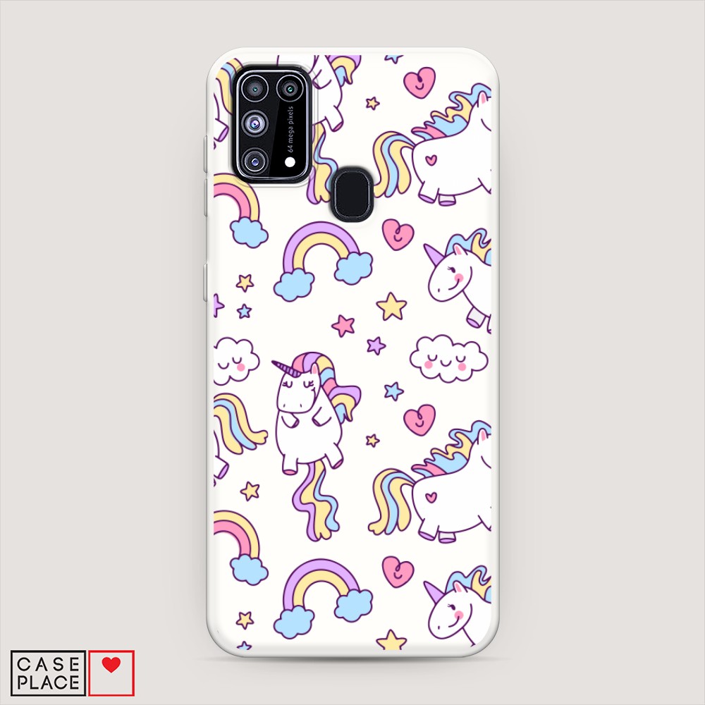 

Матовый силиконовый чехол "Sweet unicorns dreams" на Samsung Galaxy M31, Sweet unicorns dreams