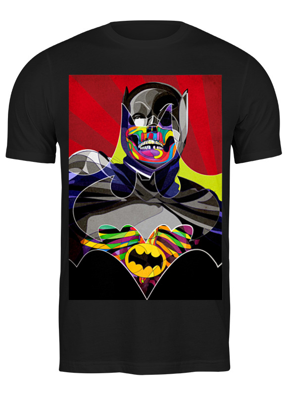 

Футболка мужская Printio Бэтмен черная 2XL, Черный, Бэтмен